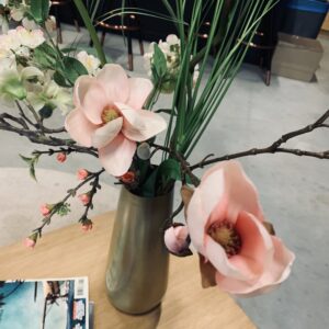 Kunst bloemen boeket #115 | 80 cm | M | roze lenteboeket