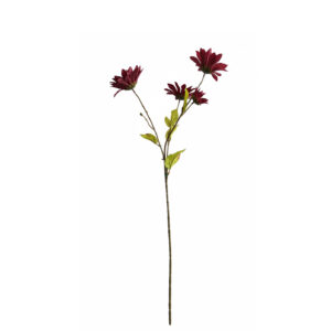 Echinacea kunstbloem | 74cm | bordeau