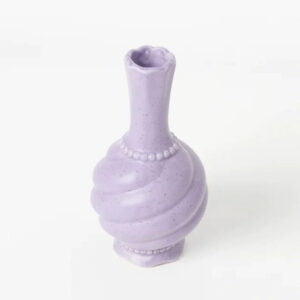 Vase tudor lilac | H.19 x Ø 10 cm | Lila | &Klevering