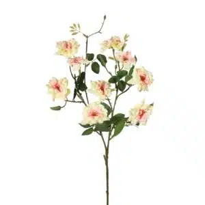 flowerdutchess-kunstbloem-Roos-Wild-roosje-69cm-oranje-creme